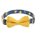 Dog Collar Colorful Bowtie Quick Release Buckle